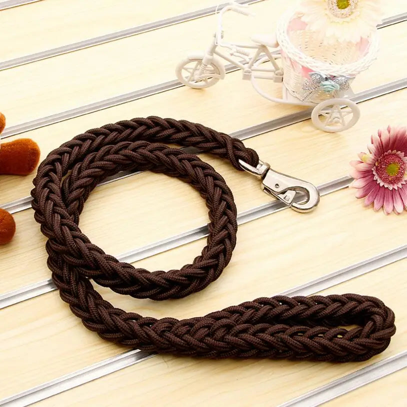 1.2M Durable Nylon Dog Leash with Iron Buckle for Large Breeds