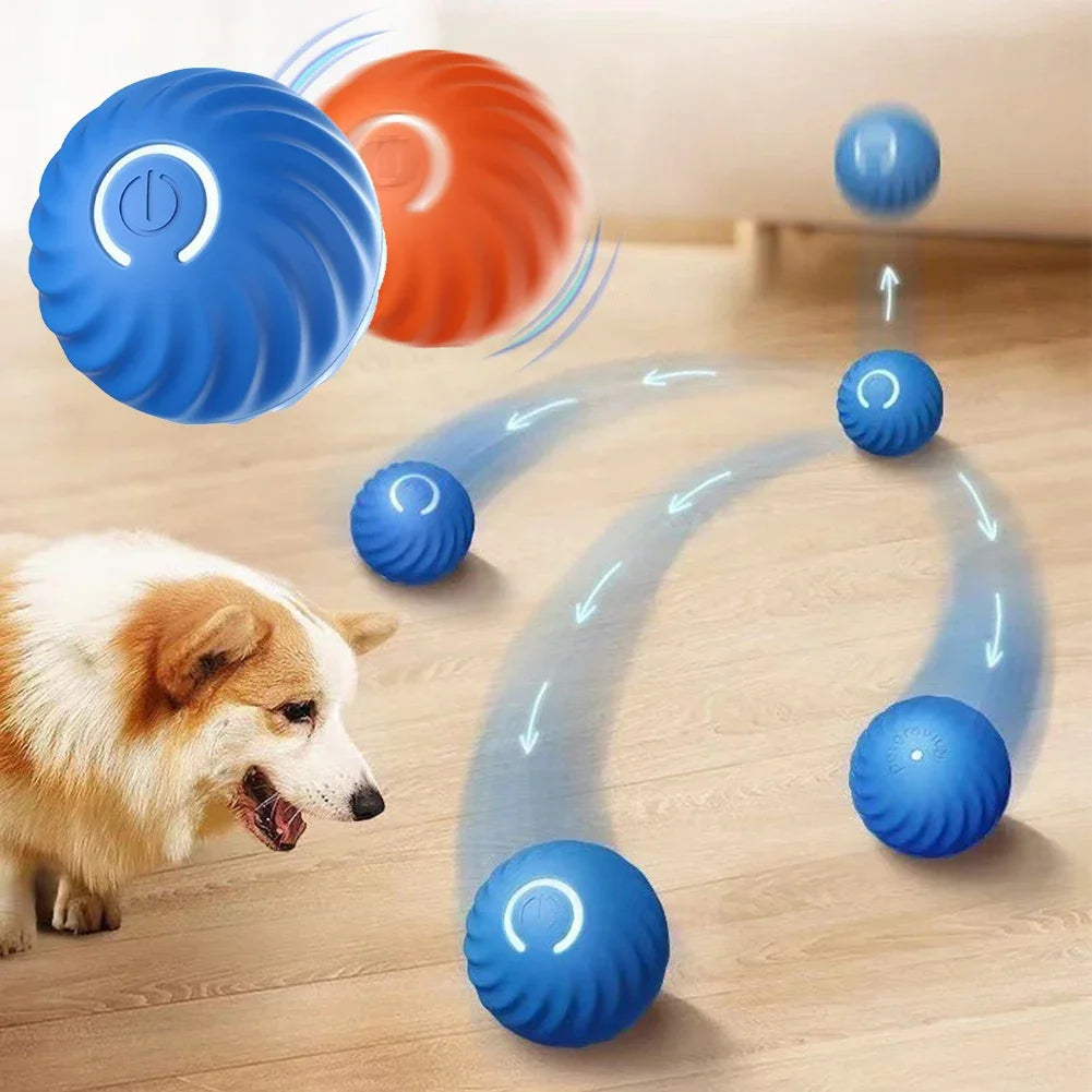 Smart Interactive Dog Toy Ball - Automatic Moving & Bouncing for Endless Fun