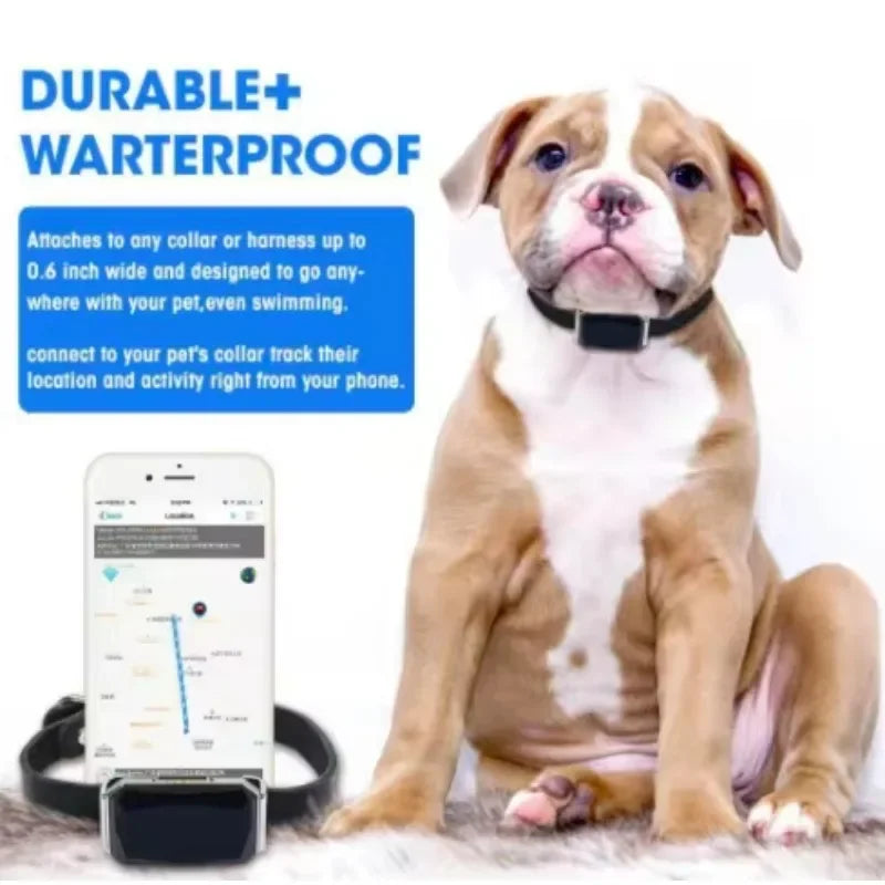 Waterproof Smart GPS Tracker - All-in-One Device for Pets & Kids