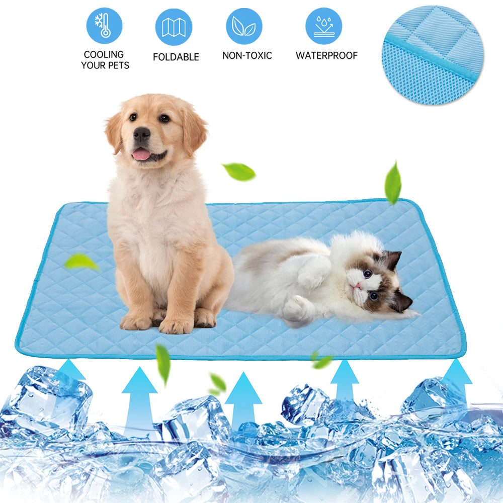 Cooling Dog Mat - Breathable & Washable Summer Pad for All Pets