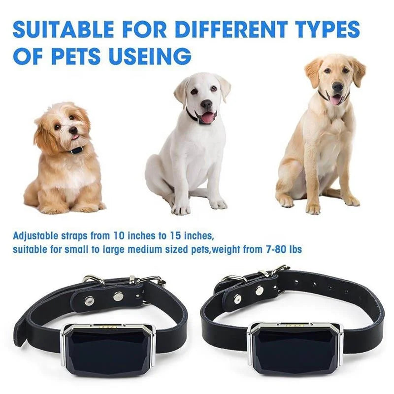 GPS Pet Tracker Collar - Waterproof with Real-Time Tracking