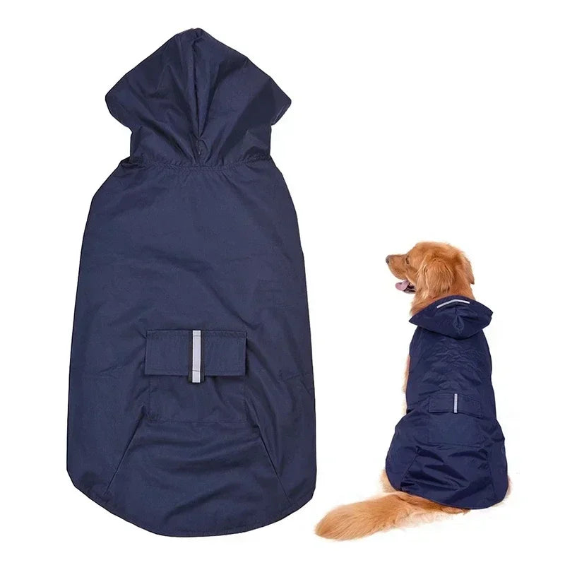 Waterproof Reflective Dog Raincoat - For Small to Large Breeds