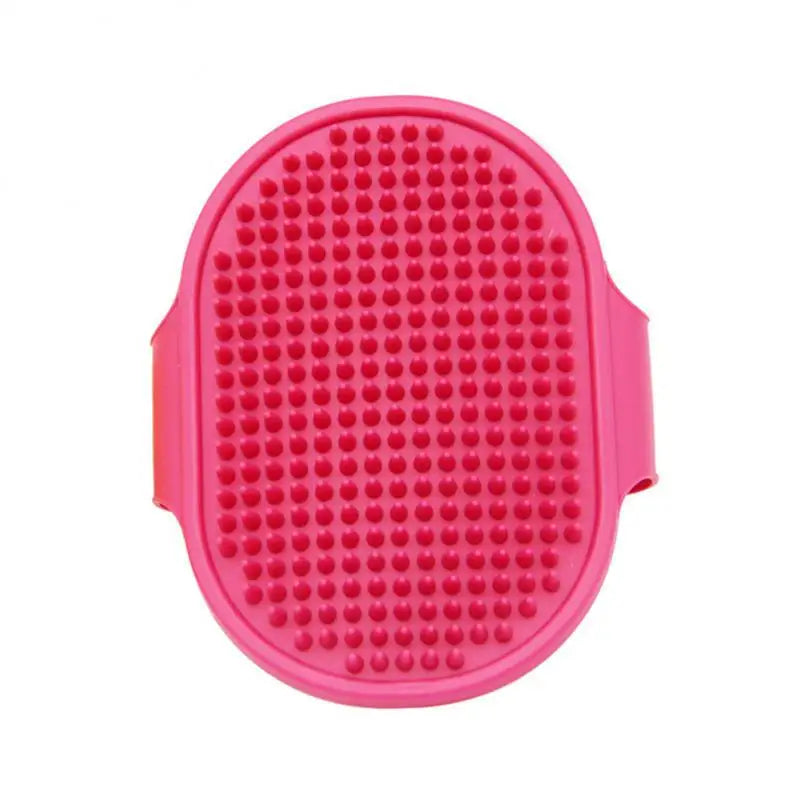 Soft Rubber Pet Brush – Silicone Bath Comb for Dogs and Cats