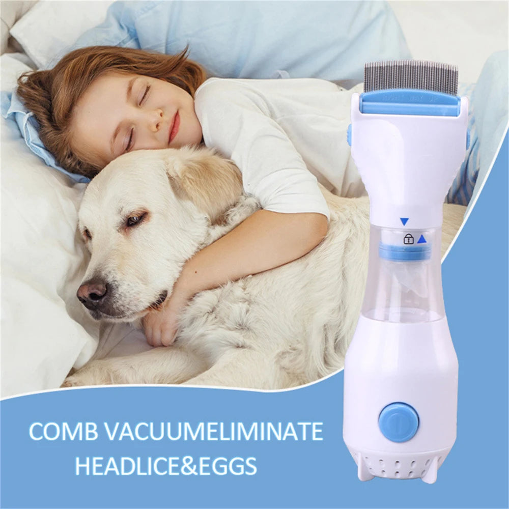 Multifunctional Electric Lice & Flea Removal Comb for Pet Grooming