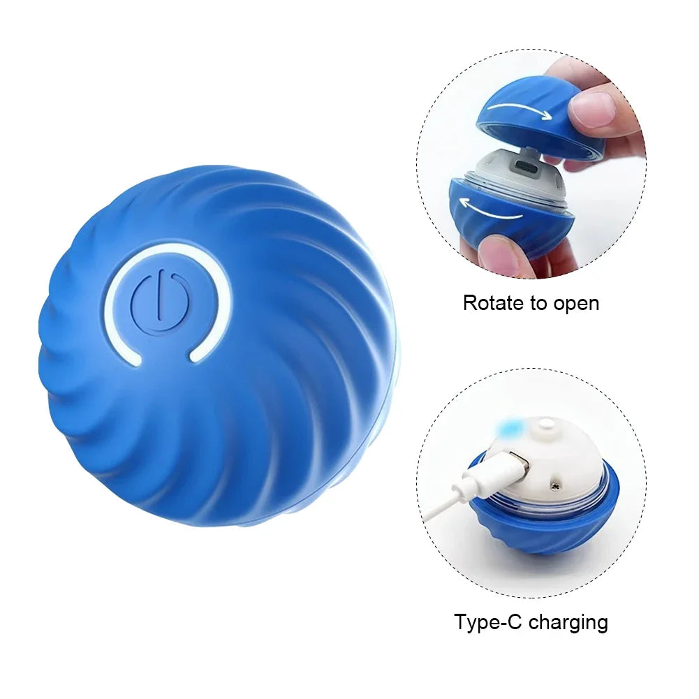 Smart Interactive Dog Toy Ball - Automatic Moving & Bouncing for Endless Fun