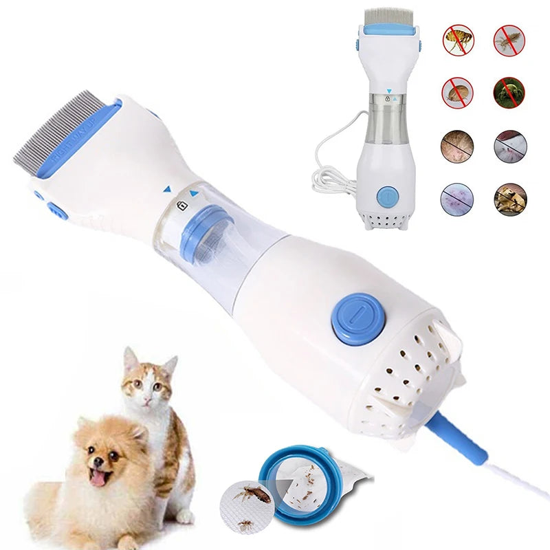 Multifunctional Electric Lice & Flea Removal Comb for Pet Grooming